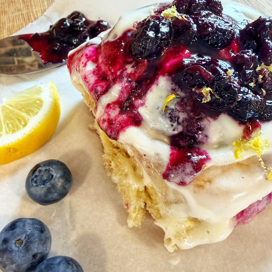 Blueberry Lemon Cinnamon Rolls