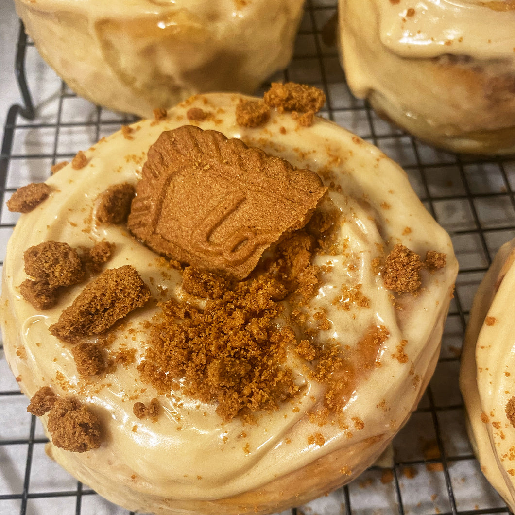 Biscoff Cookie Cinnamon Rolls